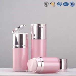 15ml 30ml 50ml 80ml 100ml Skincare অঙ্গরাগ প্যাকেজিং ধাক্কা বোতাম প্লাস্টিক এক্রাইলিক লোশন পাম্প বায়ুসংক্রান্ত বোতল