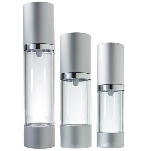 120ml Silver Airless Pump Bottle